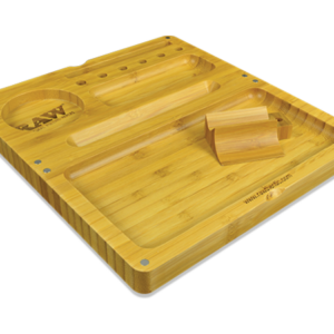 RAW Back Flip Bamboo Rolling Tray