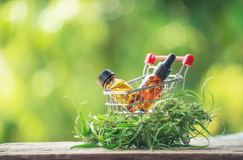 Smokis Dallas CBD shop shelves stocked with premium lab-tested CBD oils and gummies